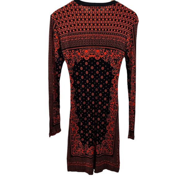 Custo Barcelona Long Sleeve Patterned Dress - Picture 6 of 8